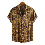 Claudio Tiger‑Print Camp Shirt