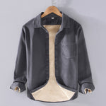 Warm Fleece Corduroy Shirt
