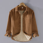 Warm Fleece Corduroy Shirt
