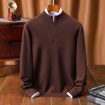 Classic Half-Zip Knit Sweater