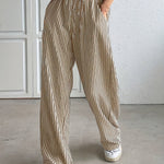 Emera | Relaxed Striped Trousers