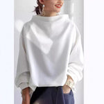 ELSPETH | HIGH-NECK CASUAL TOP