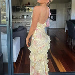 Isla Fairweather | Ruffled Summer Maxi Dress For Women