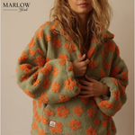 The Marlow Bloom – Floral Sherpa Fleece