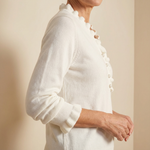 Marlow | Knotted blouse with ruffles