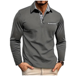 Barnaby | Checked Long-Sleeve Polo