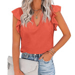 Shirts Short Sleeve Loose T Shirt Blouses - Zeagoo (Us Only)