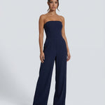Bianca Laurent | Strapless Wide Leg Jumpsuit For Women
