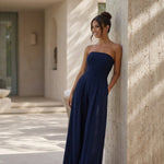 Bianca Laurent | Strapless Wide Leg Jumpsuit For Women
