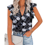 Shirts Short Sleeve Loose T Shirt Blouses - Zeagoo (Us Only)