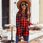 Zeagoo Long Sleeve Shirts Square Neck Pleated Tunic Tops