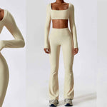 Athletic Elegance - Seamless Yoga & Workout Performance Set