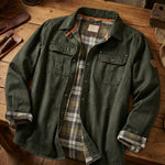Raffaele Cotton Blend Utility Shirt