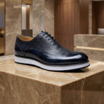 Emilio Cowhide Lace-Up Shoe
