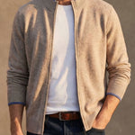 Valerio Wool Zip Cardigan