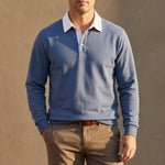 Lorenzo Cotton Collared Sweatshirt