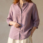 Giulia Cotton-Linen Blouse