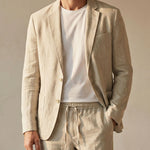 Santiago Linen-Blend Suit