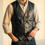 Antonio Leather Vest