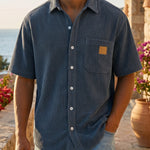 Massimo Corduroy Short-Sleeve Shirt
