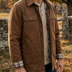 Raffaele Cotton Blend Utility Shirt