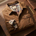 Raffaele Cotton Blend Utility Shirt
