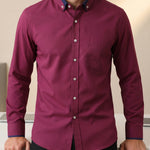 Giacomo Smooth Woven Button-Down Shirt