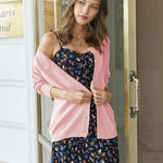 Zeagoo Women's Button Down Crochet Sweater Cardigan