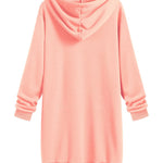 Fleece Hoodies Tunic Long Hoodie Jacket - Zeagoo (Us Only)