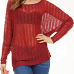 Long Sleeve Mesh Sheer Shirt - Zeagoo (Us Only)