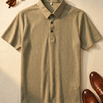 Emilio Cotton-Blend Textured Polo