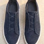 Alberto Leather Slip-On Sneakers