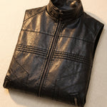 Vicente Faux Leather Vest