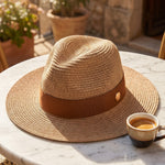 Giovanni Straw Wide-Brim Hat