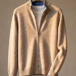 Valerio Wool Zip Cardigan