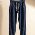 Raffaele Linen Drawstring Trousers