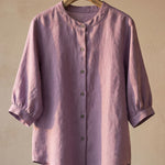 Giulia Cotton-Linen Blouse