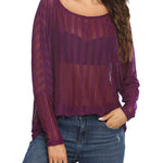 Long Sleeve Mesh Sheer Shirt - Zeagoo (Us Only)