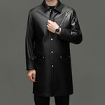 Midnight Cowhide Power Coat