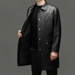Midnight Cowhide Power Coat