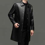 Midnight Cowhide Power Coat