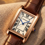 Eleonora Leather Tank Watch
