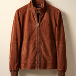 Carlo Suede Bomber Jacket