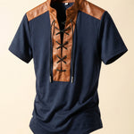 Renzo Lace-Up T-Shirt