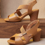 Rafaela Vegan Leather Heeled Sandal