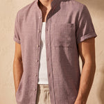 Ignacio Cotton Linen Short-Sleeve Shirt