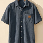 Massimo Corduroy Short-Sleeve Shirt
