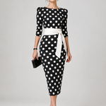 Ruby Turner | Polka Dot Midi Dress For Women