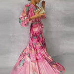 Sophie™ | Elegant Floral Pattern Dress