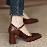 Ellie | Classic Leather Pumps